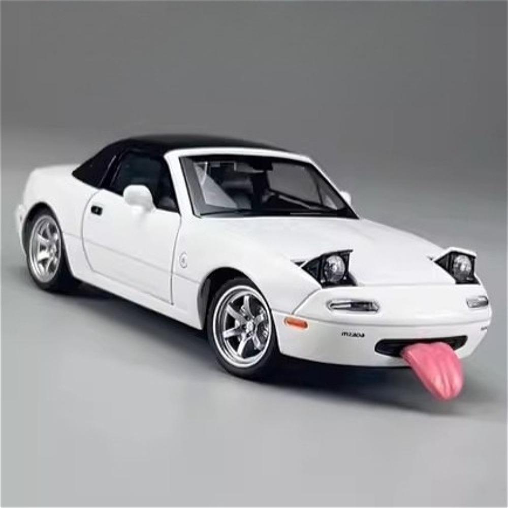 1:Масштаб 32 MX5 RX7 Модель Игрушечной Машинки Литой Металл Двери Открываются Оттяни Назад Симуляция Модели Суперкаров Детские Подарки Коллекция