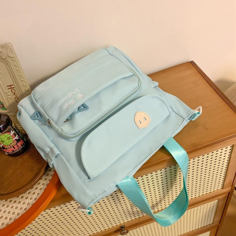 Женская сумка через плечо, нейлоновая сумка через плечо, студенческая сумка для занятий