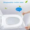 Toilet Accessories 50/100pcs Home. Toilet Seats Cover Supplies Universal Floor Hotel Disposable Protector for Cases Portable Mat