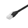 BUFFALO Unbreakable LAN Cable for Modem Category 6a Straight Normal Type Black BSLS6ANU05BK