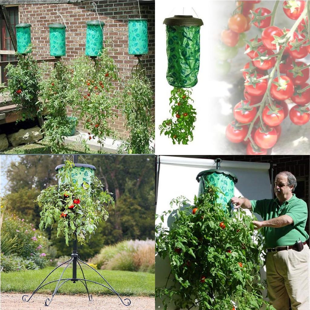 Прочный подвесной мешок-плантатор для томатов, клубники, для балкона и домашнего садоводства