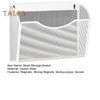 Magnetic Pencil Holder Metal Wire Mesh Storage Baskets with Strong Magnets Fridge Side Organizer for Refrigerator Whiteboard