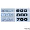 CWDRF1 ABS Letter Emblem Car Sticker Auto Body Rear Trunk Tail Decal Badge for Mercedes Benz G700 G800 G900 900 800 700
