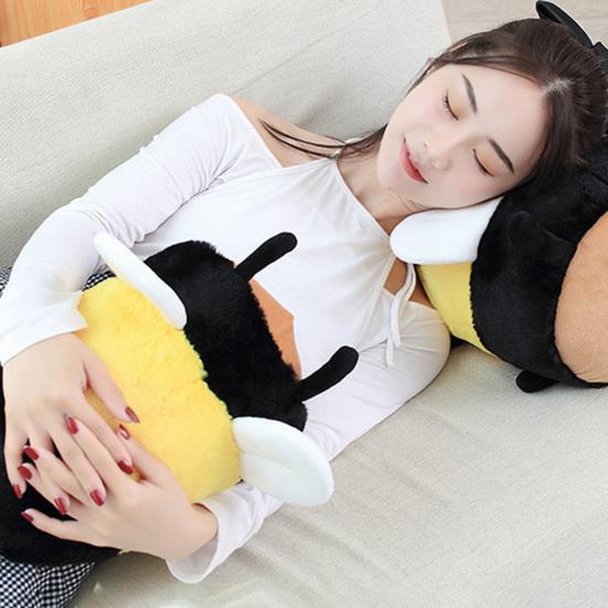 Милая подушка для сна, украшение, успокаивающая игрушка, плюшевая игрушка, пчела, божья коровка, кукла, подарок на день рождения, насекомое