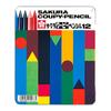 SAkurA CrepA Scoop Pencil 12 Colors In A cAn