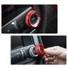 Aluminum Radio Volume Adjustment Knob Trim Switch Cover  For Ford Mustang 2015+