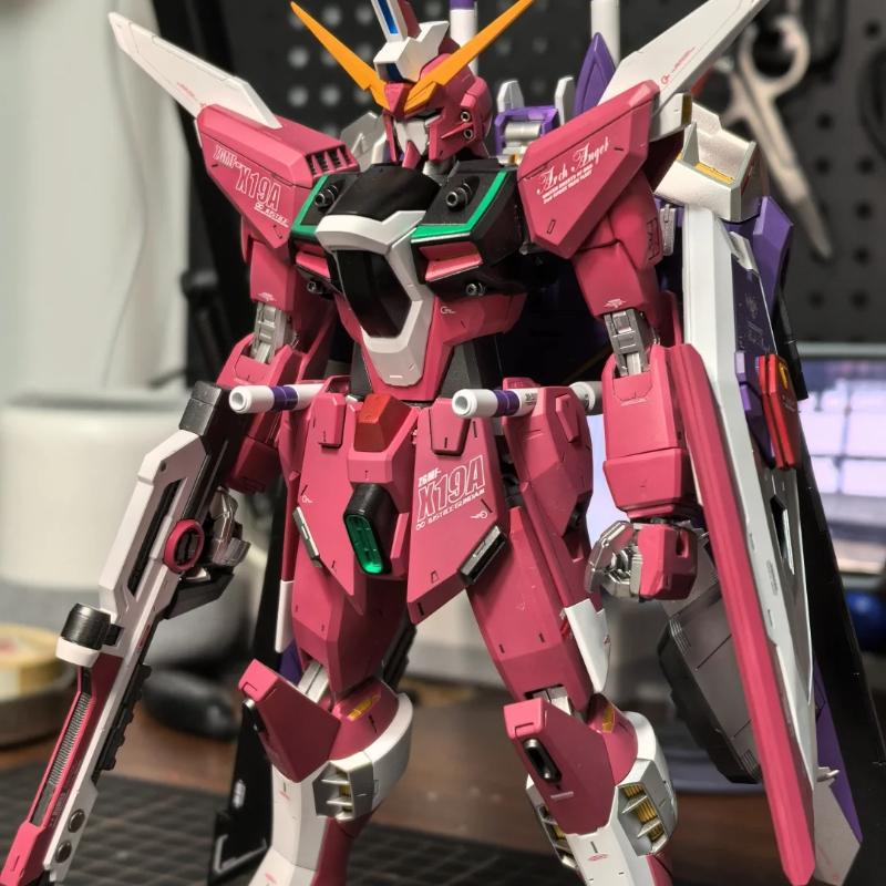 Новейший Hg 1/144 Gk231 Infinite Justice Сборная Модель Фигурки Действия Изысканное Настольное Украшение Игрушка для Мальчика Подарок-Сюрприз Коллекционный