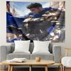 League-of-Legends Print Tapestry, Backdrop, Easy Setup, Ideal for Bedroom, Office & Living Room, with Aesthetic Wall Hanging Decor.