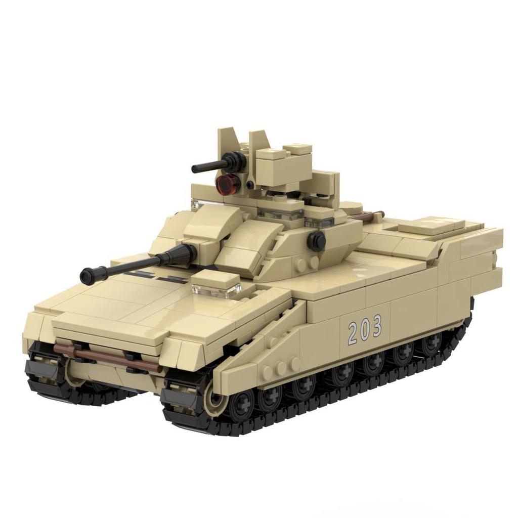 Боевая машина пехоты CV9030N Военное оружие Конструктор Игрушечные кубики Подарки на день рождения Рождество 2 Фигурки солдат