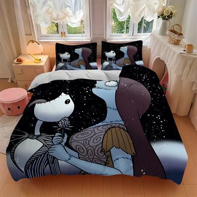 3Pcs Nighttime Romance Bedding Sets For All Sizes New 3D Printed Bed Cover Comforter Duvet Cover Pillowcase Bedroom Decoration