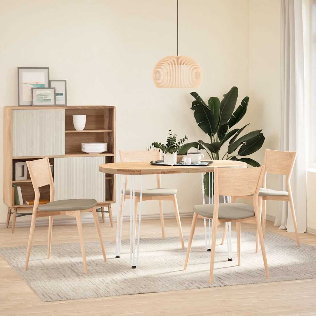 Hairpin Legs for Console Tables 4 pcs White 72 cm Solid Steel