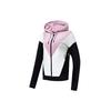 Athletics Color Block Basic Simple Sports Casual Knit Hooded Jacket Women Jackets Bellflower-Purple A11W243502FVT