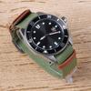 Плетеный нейлоновый ремешок для часов 20 мм 22 мм для Seiko для Rolex Холщовая вставка Кожаный ремешок для часов для Omega Сменные ремешки для часов
