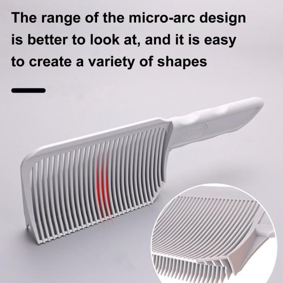 Barber Fade Comb Heat-Resistant Men Curved Blending Flat Top Hair Clipper Guide Haircut Comb Home Salon Professional Hairdresser Styling Tools