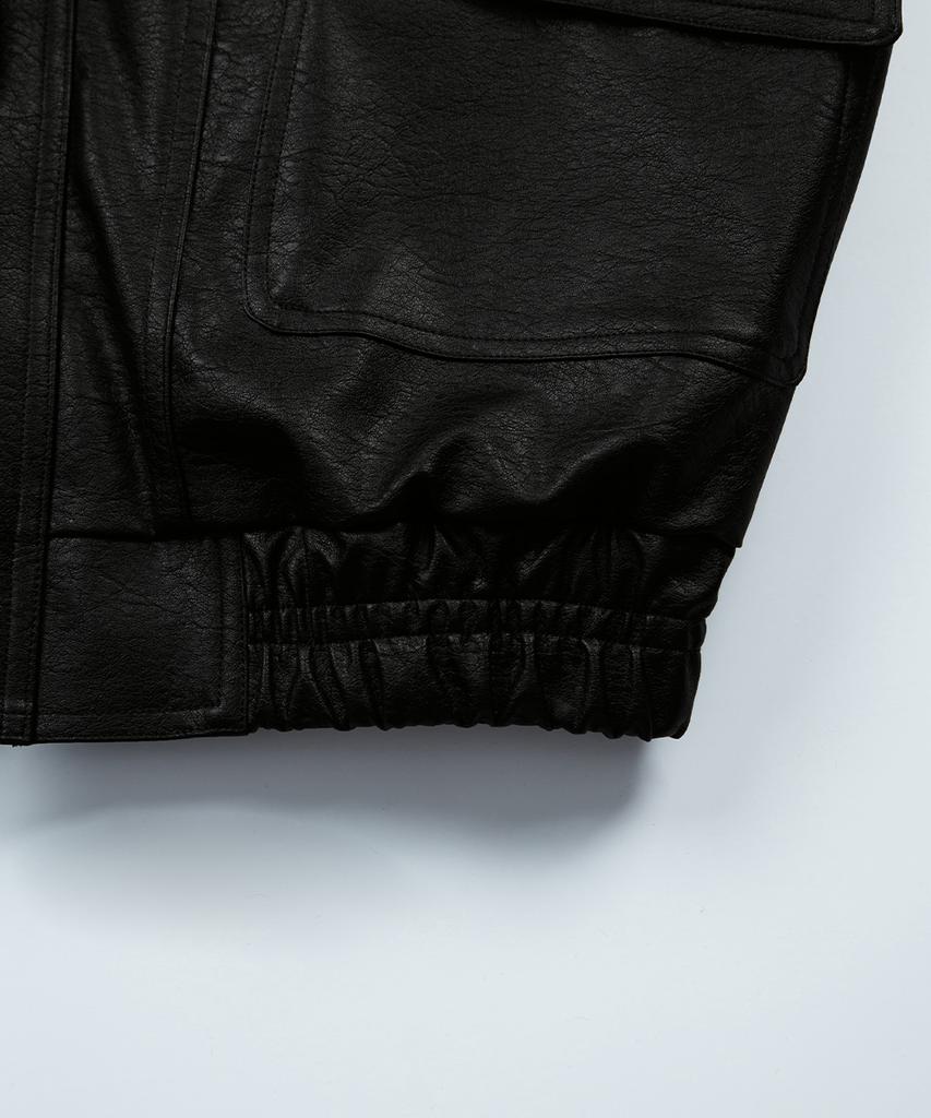 ASON Rilt Leather Jacket / Black