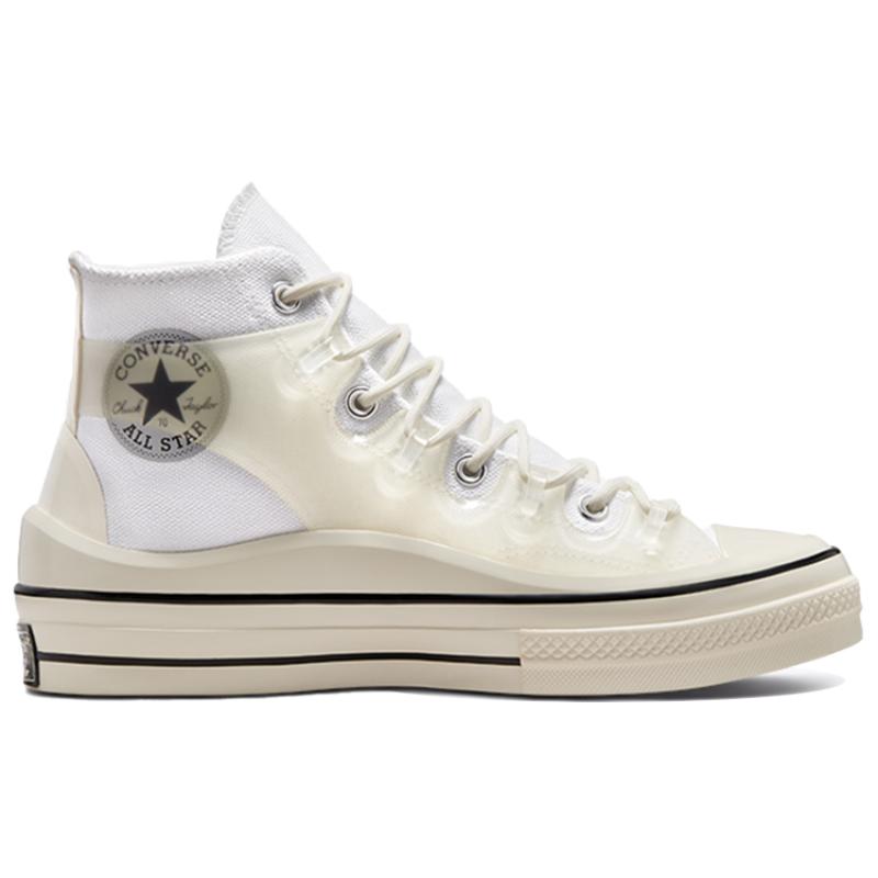 Converse Chuck Taylor All Star 1970s Utility Deconstructed Trendy High Top Espadrilles Unisex White