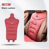 FNBA6 Luxury Car Breathable Cushion Soft Backrest Mat Seat Pad Cover For BMW 50th X5 X6 F30 E60 F20 E46 E90 F10 G10 G20 F16 5 7 Series