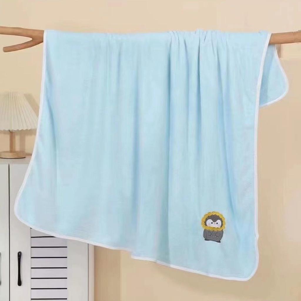 Square Baby Bath Towel Thin Design for Summer Children Aged 0 To 1 Newborn Bath Towel Soft