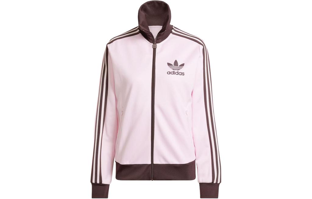 adidas Оригиналы BECKENBAUER TRACK Куртки и пальто Beckenbauer Track Top Женские Ярко-розовый IR6088