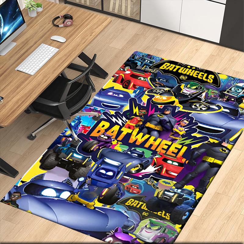 Batwheels Printed Carpetrugfor Office Chair Living Room Bedroom Kitchen Room Decor Gifts