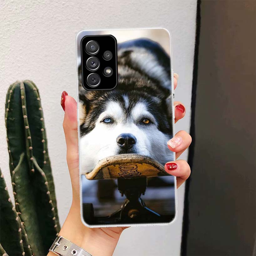 Siberian Husky Dog For Samsung Galaxy A16 A15 A14 A13 A56 A55 A54 A53 Phone Case A36 A35 A34 A33 A26 A25 A24 A23 A05S A04S A03S
