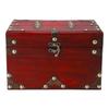 Wooden Storage Box Retro Style Exquisite Craft Multifunctional Wood Container Box for Papers
