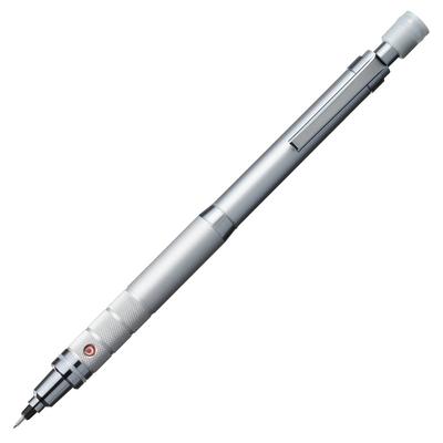 Mitsubishi Механический карандаш Uni Kuru Toga 0,5 мм, серебристая рифленая рукоятка
