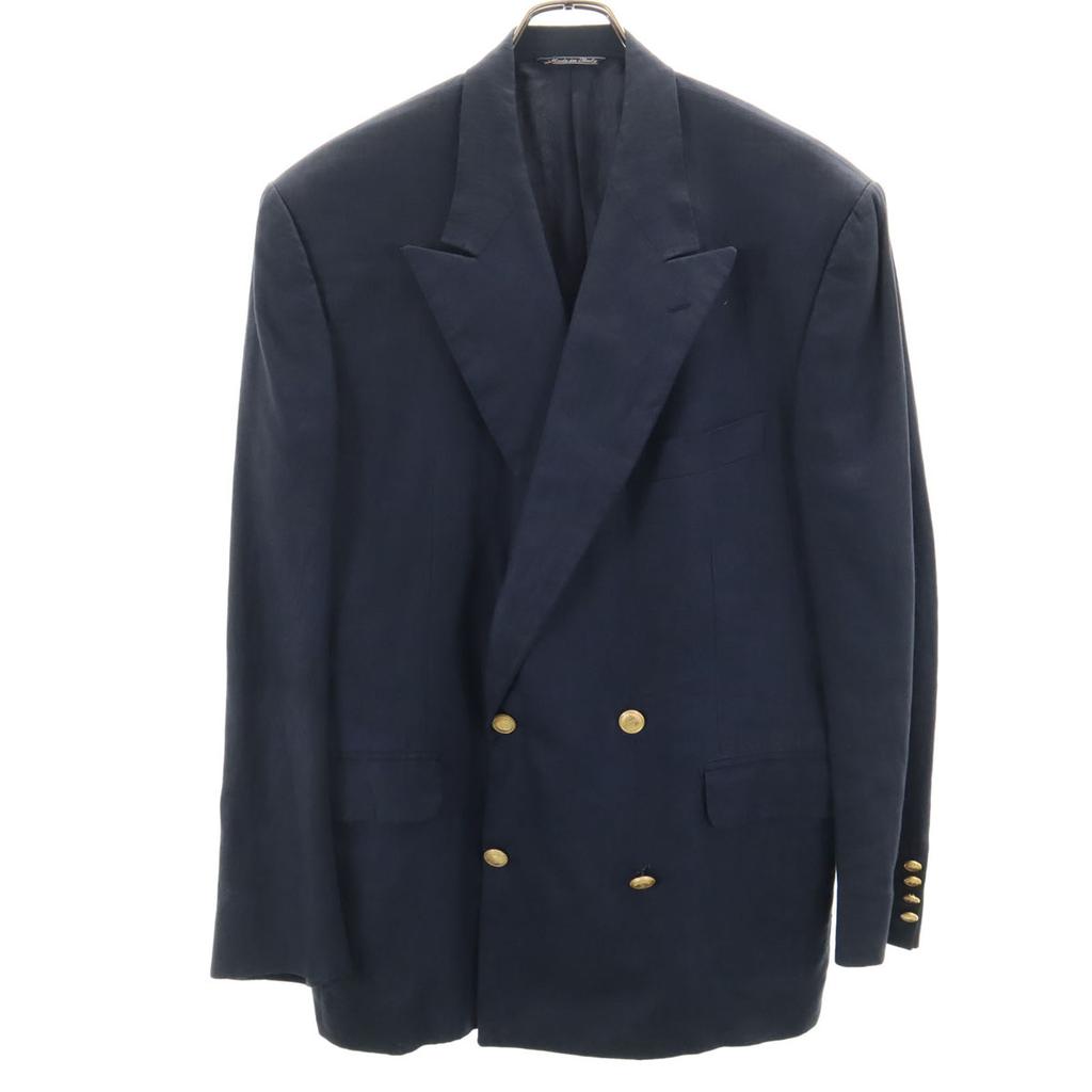 Fendi 90s Made In Italy Old Tailored Jacket 50 Navy Men's Used