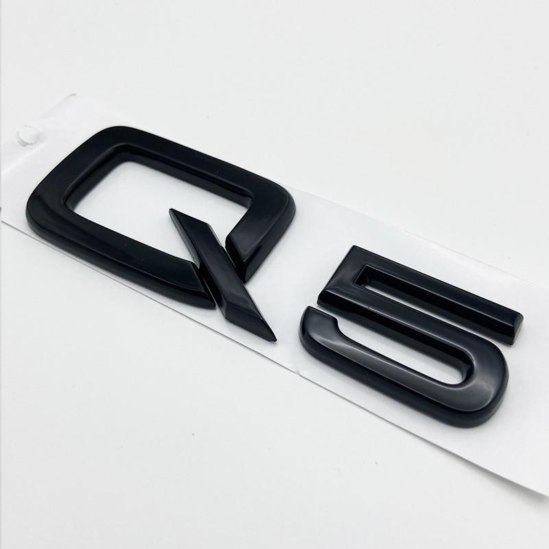 2026 Hot 3D 2.4 3.6 4.2 Car Trunk ABS Badge Emblem For Car Rear Tailgate Fender Door Adhesive Badge for Audi A4 A5 A6 A7 A8 Q3 Q5 Q7