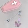 Butterfly Ballet Shoes Keychain Pendant Hanging Decoration Backpack Bag Charm