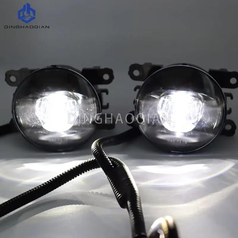LED Fog Light DRL Daytime Running Light 12V H11 For Mitsubishi Pajero 4/IV V8_W V9_W 2007-2015 Front Bumper Fog Light Fog Lamp