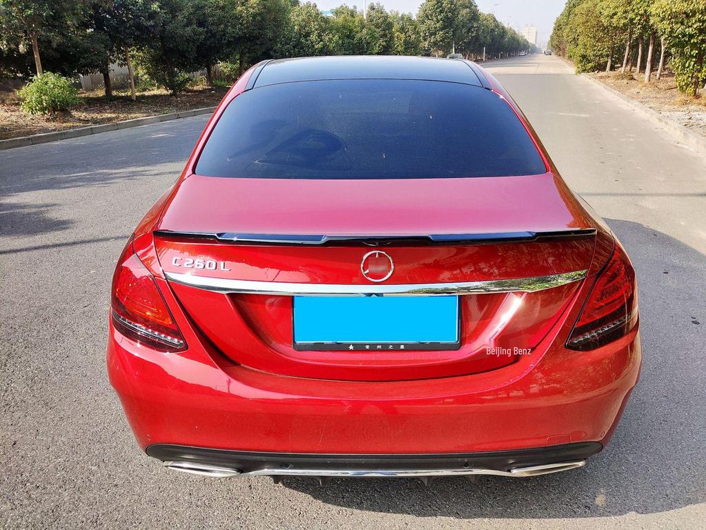 19-21 Mercedes-Benz C-Class W205 Комплект переднего сплиттера Brabus и заднего спойлера