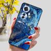 Чехол для телефона OPPO Reno11 F 5G, Черный Силикон TPU, Модный Мраморный Принт, Защитный Чехол-Ракушка, Мягкие Сумки для Oppo Reno 11F