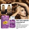 30Pcs Hair Serum Capsule Frizzy Damaged Dry Split End Hair Treatment Repair Serum Moisturizing Moroccan Oil Vitamin Hair Care Essential Oil Capsule