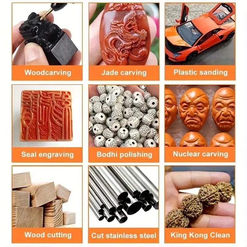 40/105 шт. набор принадлежностей для абразивного вращающегося инструмента, набор электрических мини-сверл, шлифовальных, полирующих, режущих, гравировальных головок