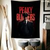 Peaky Blinders Wall Tapestry Aesthetic Wall Hanging Printed Fabric Blanket Decorative Tapestries for Bedroom Living Room Home Decor