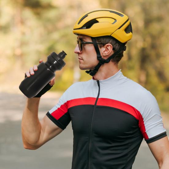Бутылка для воды для велосипеда объемом 600 мл, не содержащая бисфенол А, герметичная спортивная бутылка для велоспорта, бега и фитнеса