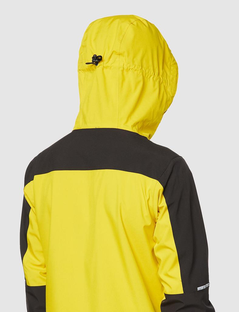 4WAY Stretch Rain Suit and Bottom Yellow L [Kokos Nobuoka] G-5410 (Top Set)