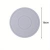 1 шт. Круглая силиконовая подставка Термостойкая и противоскользящая подкладка Водонепроницаемый коврик под миску Подставка под чашку для напитков Коврик для кухонной посуды Декор