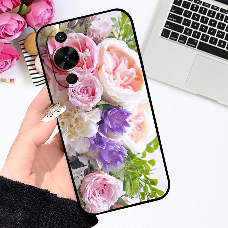 Чехол для Huawei Nova 12S Nova12S Милый Мультяшный Чехол Мягкий Силиконовый Чехол для Телефона Для Huawei Nova 12S Бампер Астронавт Раскрашенные Чехлы