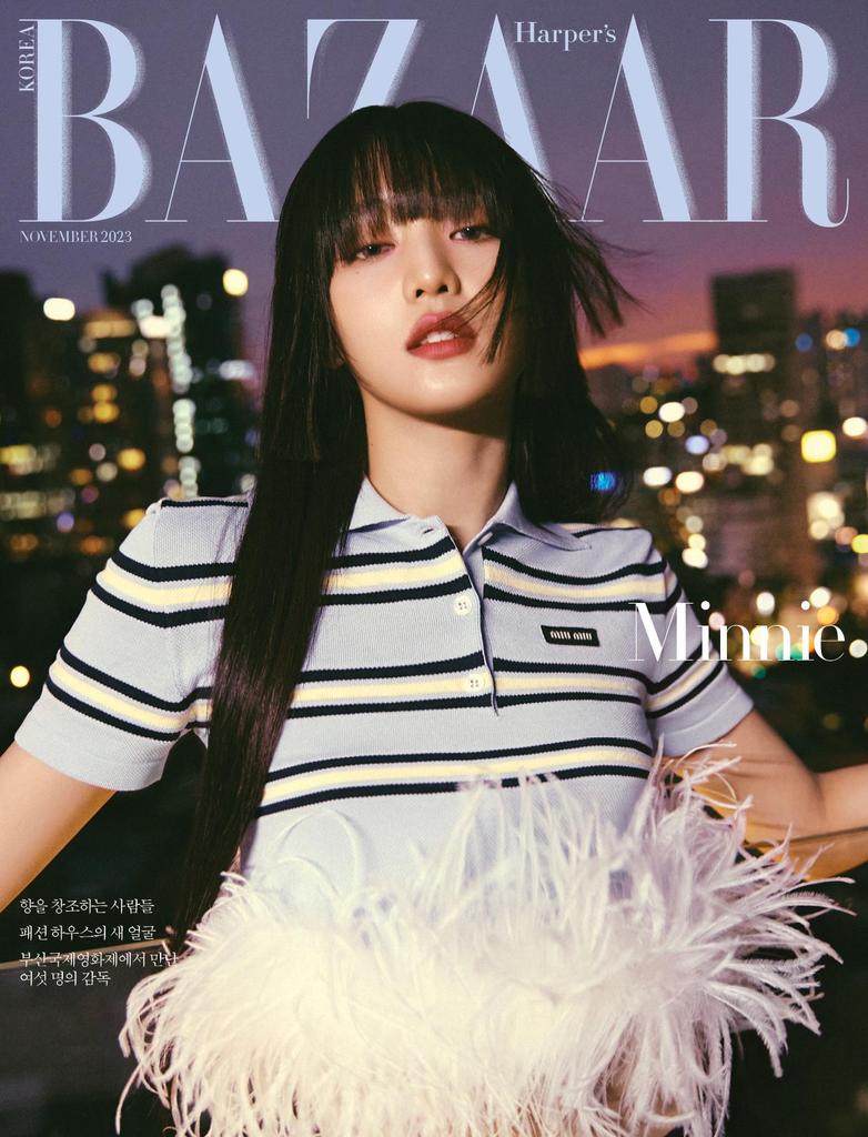 2023.11 Harper's BAZAAR KOREA IVE WONYOUNG & (G)I-DLE MINNIE COVER