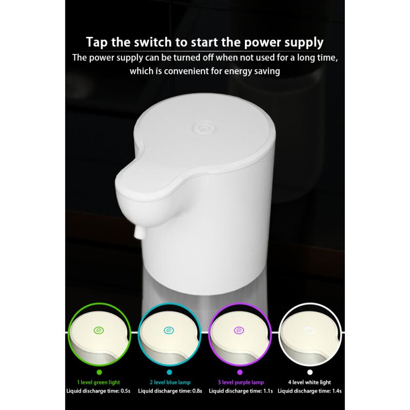 Автоматический дозатор пенящегося мыла, USB перезаряжаемый инфракрасный индукционный бесконтактный мыло для рук