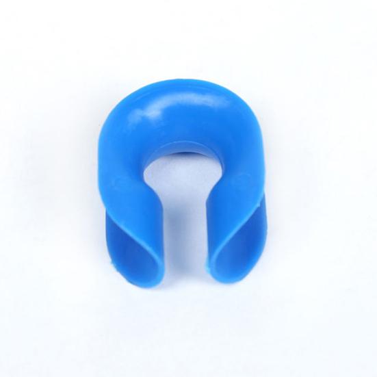 Outdoor Rope End Protective Cover, Plastic Anti-Wear U-shaped Machine Sewn Rope Protector, Rope End Protective Sleeve for Camping,