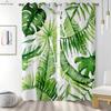 Комплект из 2 предметов тропической растительности золотисто-зеленые шторы в пасторальном стиле для кухни, гостиной и спальни декоративные шторы