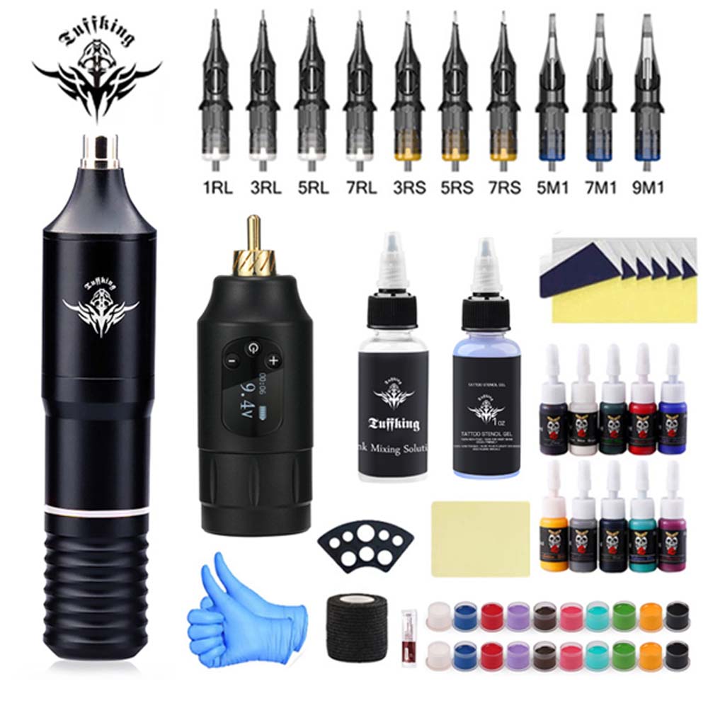 Tattoo Pen Cartridge Wireless Tattoo Machine Kit Beginner Rotary Machine Type Machine Kit Complete Tattoo Kit Tattoo Supplies