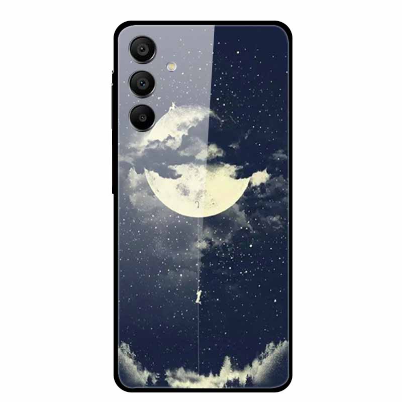 Закаленное Стекло Чехол для Samsung Galaxy A16 5G Задняя Крышка Жесткий Чехол для SamsungA16 Чехол для Телефона Fundas Крутой Защитный Милый Бампер