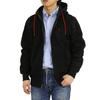 POLO RALPH LAUREN Fleece Hoodie Retro Solid Single Size Item Number 0101820 Men's Zip-Up Jacket, Pile, Color, Point, Small, Black,