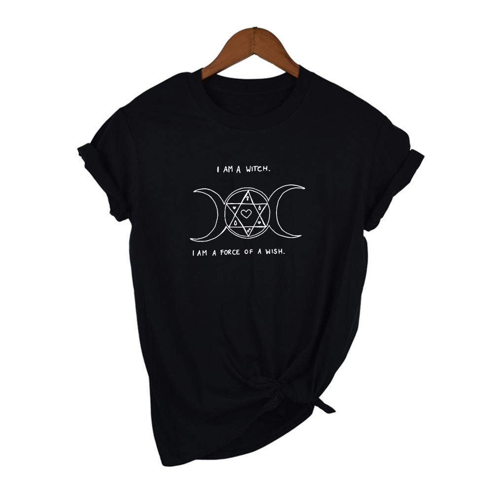 I Am A Witch I Am A Force Of A Tumblr Harajuku Punk T Shirt