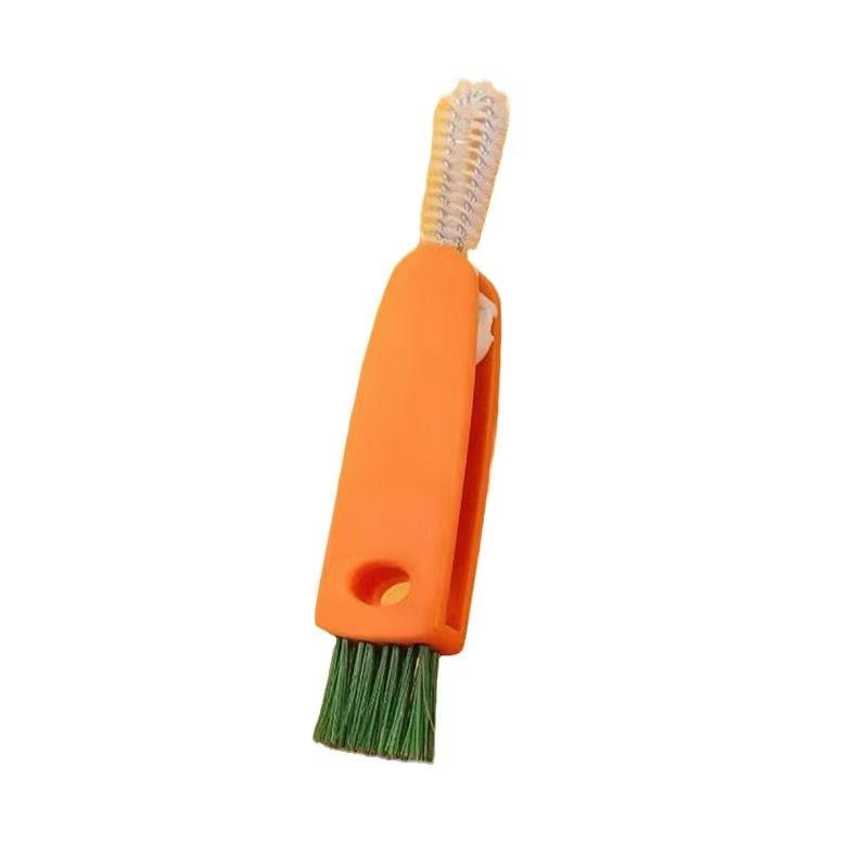 Многофункциональная бытовая щетка для чистки пазов и крышек чашек