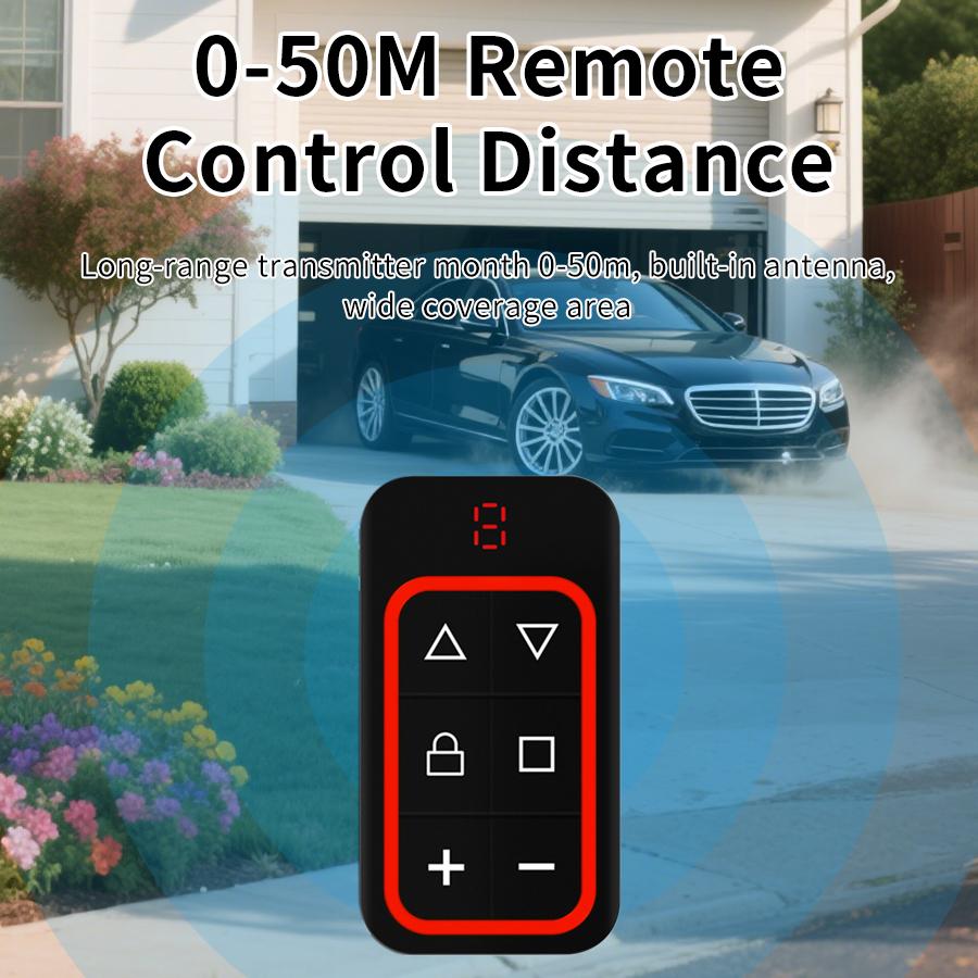 Multi Frequency 300-915MHZ Garage Door Remote Control Copy Duplicator 433mhz 868mhz Garage Remote Multi Brand Remote Control